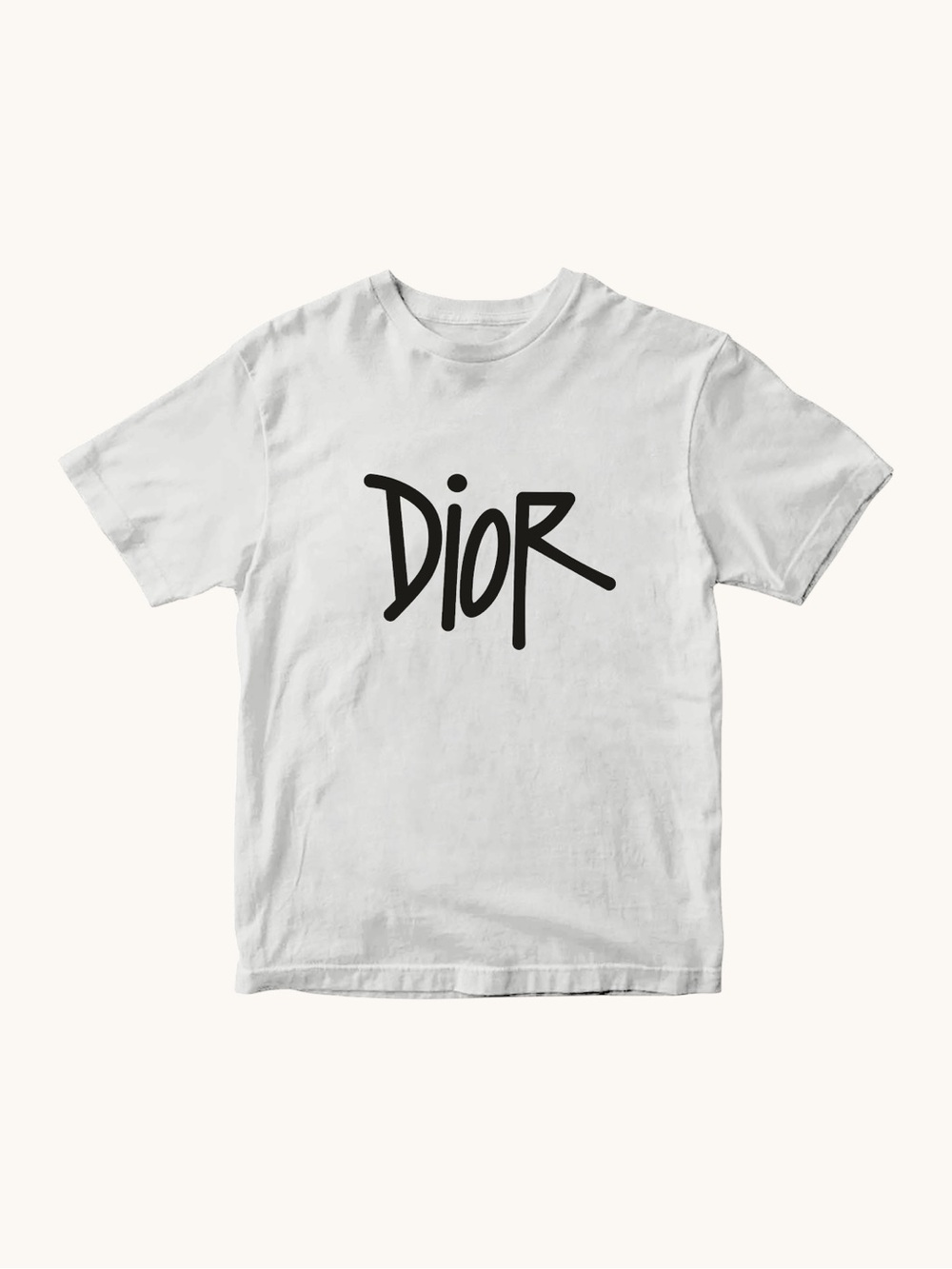 Luxury Designer Styled T Cotton Short Sleeve Womens Unisex Casual White Shirt